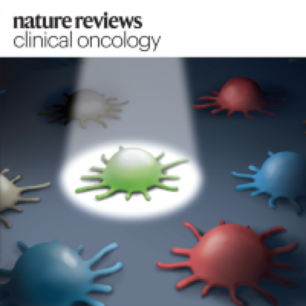 Cette publication scientifique a eu l'honneur d'être illustrée en page de couverture de la revue Nature Reviews Clinical Oncology.